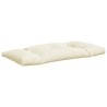 Coussins de palette lot de 3 crème tissu 