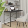 Bureau d'ordinateur Noir 110x60x70 cm Bois d'ingénierie 