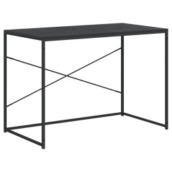 Bureau d'ordinateur Noir 110x60x70 cm Bois d'ingénierie 