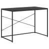 Bureau d'ordinateur Noir 110x60x70 cm Bois d'ingénierie 