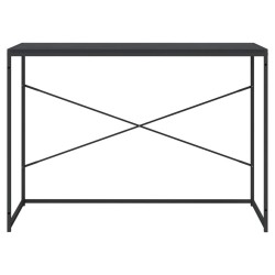 Bureau d'ordinateur Noir 110x60x70 cm Bois d'ingénierie 