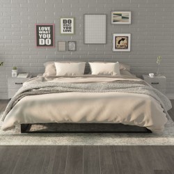 Tables de chevet 2 pcs Gris béton 40x35x47,5 cm 