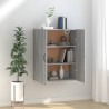 Armoire suspendue Sonoma gris 69,5x34x90 cm Bois d'ingénierie 