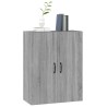 Armoire suspendue Sonoma gris 69,5x34x90 cm Bois d'ingénierie 