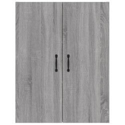 Armoire suspendue Sonoma gris 69,5x34x90 cm Bois d'ingénierie 