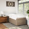 Sommier à lattes de lit avec matelas Cappuccino 80x200 cm 
