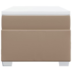Sommier à lattes de lit avec matelas Cappuccino 80x200 cm 