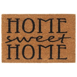 Tapis de porte naturel 40x60 cm fibre de coco touffeté 