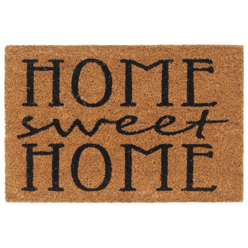 Tapis de porte naturel 40x60 cm fibre de coco touffeté 