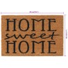 Tapis de porte naturel 40x60 cm fibre de coco touffeté 