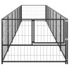 Chenil Noir 7 m² Acier 