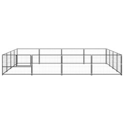 Chenil Noir 16 m² Acier 