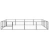 Chenil Noir 16 m² Acier 