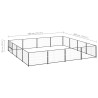 Chenil Noir 16 m² Acier 