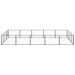 Chenil Noir 15 m² Acier 
