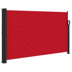 Auvent latéral rétractable rouge 120x500 cm 