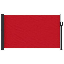 Auvent latéral rétractable rouge 120x500 cm 
