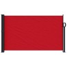 Auvent latéral rétractable rouge 120x500 cm 