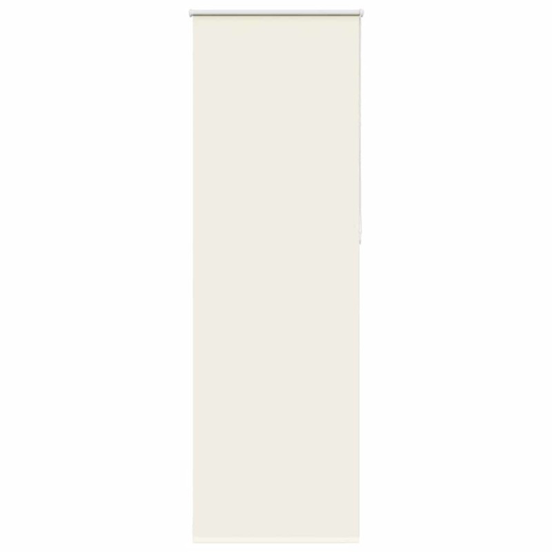 Store enrouleur occultant blanc cassé 65x230cm largeur du tissu 