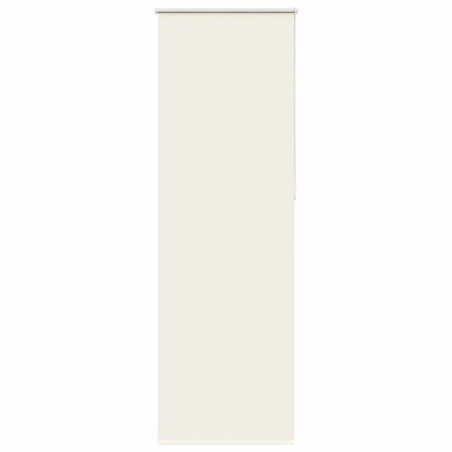 Store enrouleur occultant blanc cassé 65x230cm largeur du tissu 