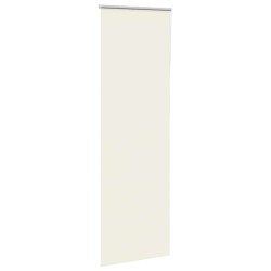 Store enrouleur occultant blanc cassé 65x230cm largeur du tissu 