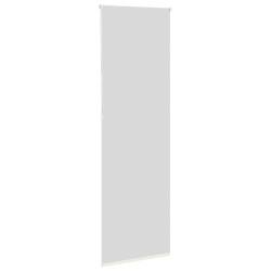 Store enrouleur occultant blanc cassé 65x230cm largeur du tissu 
