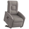 Fauteuil inclinable électrique taupe tissu 