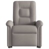 Fauteuil inclinable électrique taupe tissu 