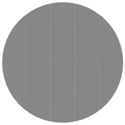 Bâche de piscine gris clair Ø550 cm géotextile polyester 