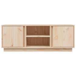 Meuble TV 110x35x40,5 cm Bois de pin massif 