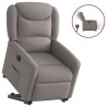 Fauteuil inclinable électrique taupe tissu 