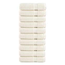 Serviettes de douche de qualité supérieure SOLUND 10 pcs crème 