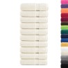 Serviettes de douche de qualité supérieure SOLUND 10 pcs crème 