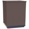 Jardinières 4 pcs marron 30x30x37 cm polypropylène 