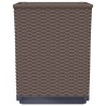 Jardinières 4 pcs marron 30x30x37 cm polypropylène 