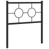 Tête de lit métal noir 75 cm 