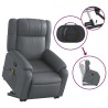 Fauteuil inclinable de massage Gris Similicuir 