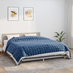 Couverture lestée Bleu 235x290 cm 15 kg Tissu 