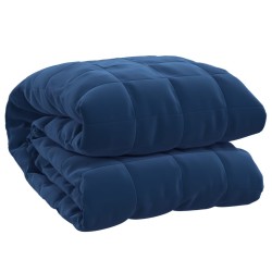 Couverture lestée Bleu 235x290 cm 15 kg Tissu 