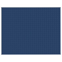 Couverture lestée Bleu 235x290 cm 15 kg Tissu 