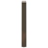 Pieds de table à manger en forme de V, 2 pièces, acier naturel, 60 x (72-73,3) cm 
