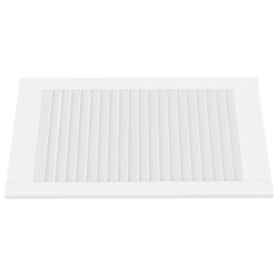 Portes d'armoire à persiennes 4 pcs blanc 69x39,4 cm pin massif 