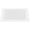 Portes d'armoire à persiennes 4 pcs blanc 69x39,4 cm pin massif 