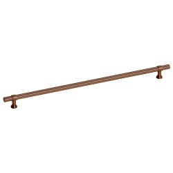 Poignées d'armoire 5 pcs bronze 320 mm acier inoxydable 