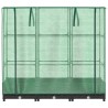Jardinière surélevée avec housse aspect rotin 120x40x123 cm 