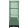 Jardinière surélevée avec housse aspect rotin 120x40x123 cm 