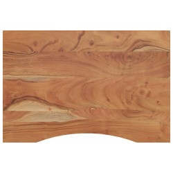 Dessus de bureau 100x60x2,5 cm rectangulaire bois massif acacia 