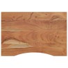 Dessus de bureau 100x60x2,5 cm rectangulaire bois massif acacia 