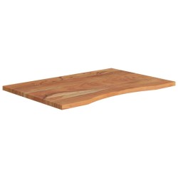 Dessus de bureau 100x60x2,5 cm rectangulaire bois massif acacia 