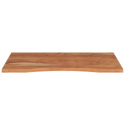 Dessus de bureau 100x60x2,5 cm rectangulaire bois massif acacia 